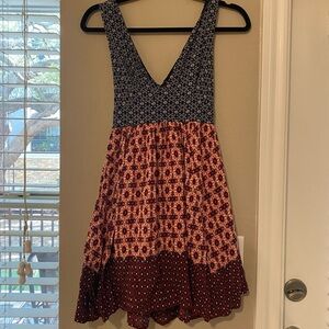 Lulu’s low v dress